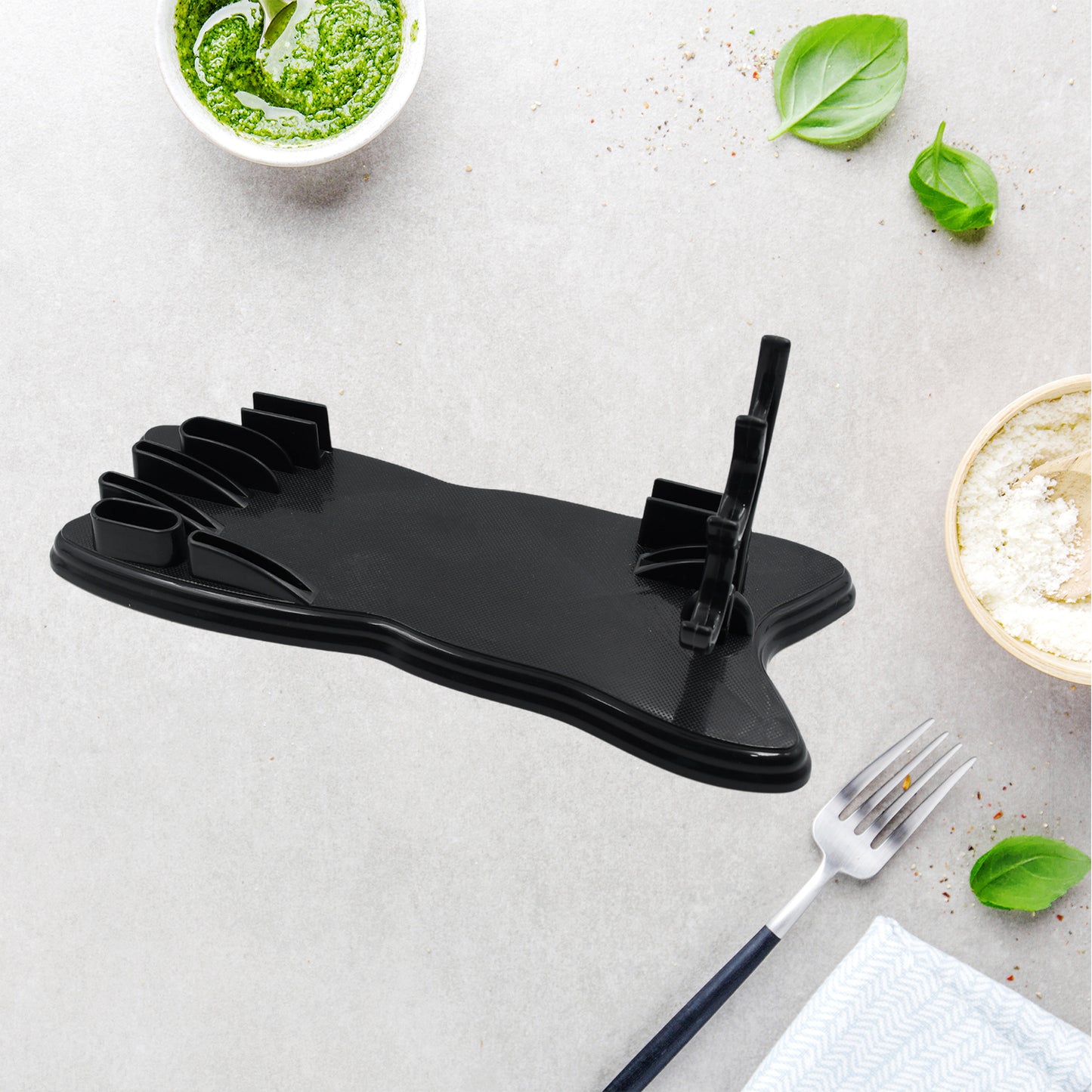 Plastic Kitchen Knife Drawer Organizer Knife Stand Storage For Your Kitchen. Replace Your Knife Block With A Revolutionary Product. Clear Your Counter Top Of Clutter And Easily Identify The Desired Knife (1pc)