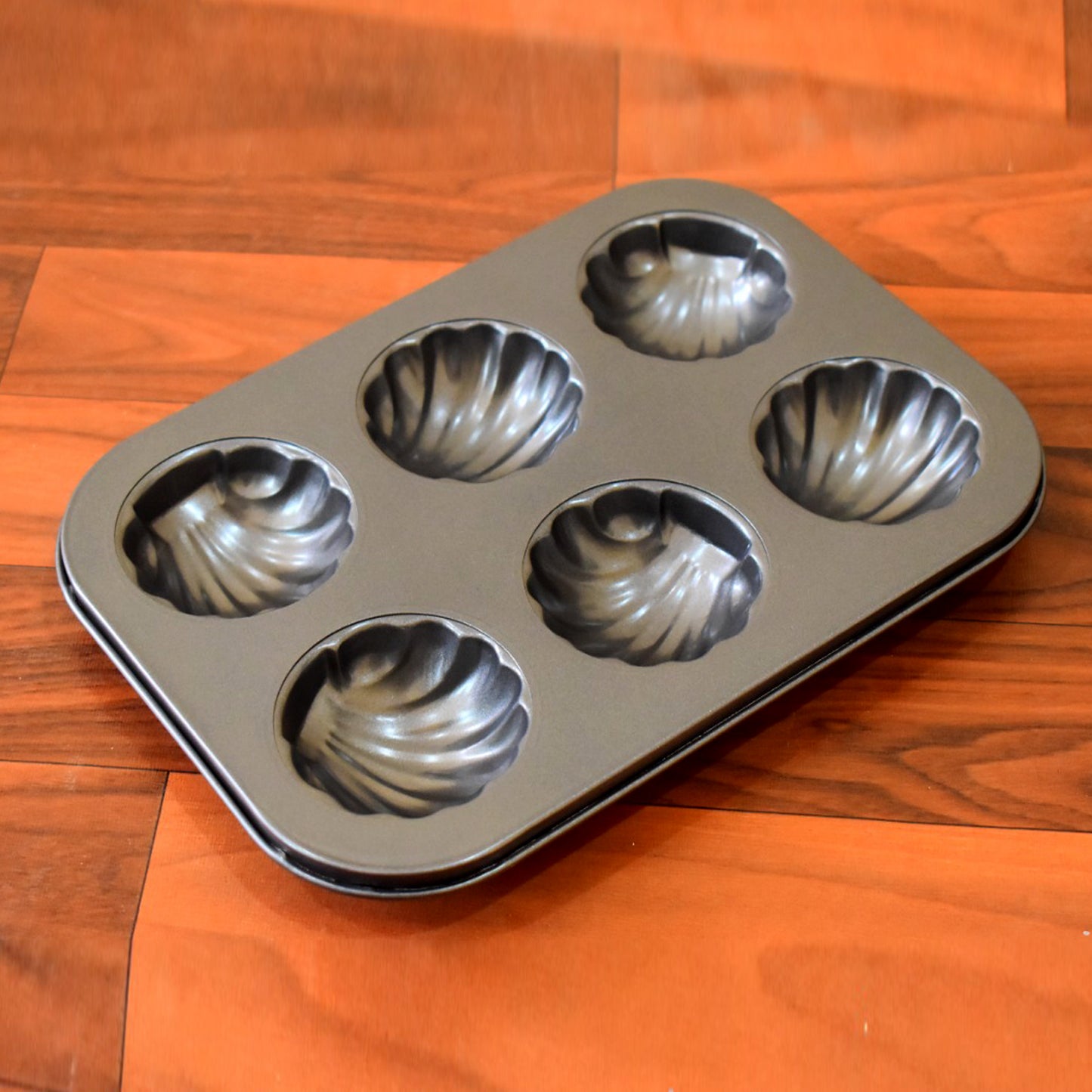 6 Slot Non-stick Muffins Cupcake Pancake Baking Molds Tray